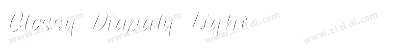 Glossy Diapaly Light字体转换